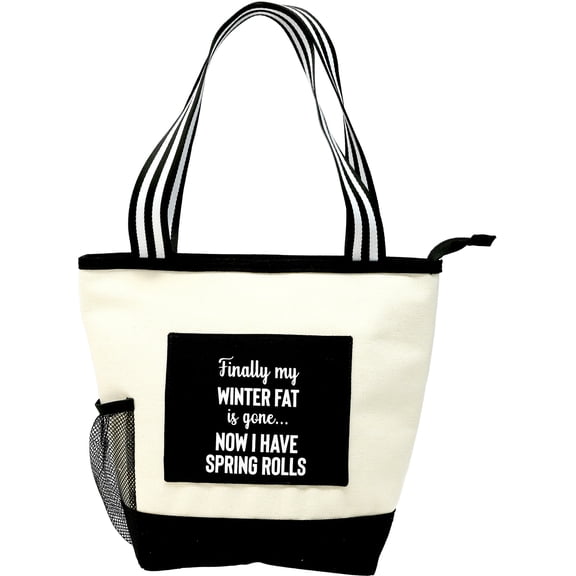 Winter Fat - Insulated Canvas Lunch Tote