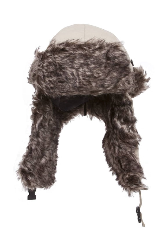Winter Faux Fur Flight Trooper Aviator Hat Cap - Beige