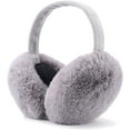 thumbnail image 1 of Winter Faux Fur Foldable Earmuffs Cute Fuzzy Ear Muffs for Women, 1 of 5