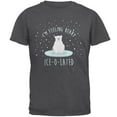 thumbnail image 1 of Winter Feeling Very Iceolated Isolated Polar Bear Pun Mens T Shirt Dark Heather X-LG, 1 of 1