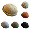 thumbnail image 1 of Winter Fisherman Hats Warm Knit Brimless Hat Cap Adjustable Bucket Hat, 1 of 4