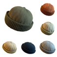 thumbnail image 1 of Winter Fisherman Hats Warm Knit Brimless Hat Cap Adjustable Bucket Hat, 1 of 4