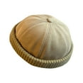 thumbnail image 1 of Winter Fisherman Hats Warm Knit Brimless Hat Retro Cap Adjustable, 1 of 3