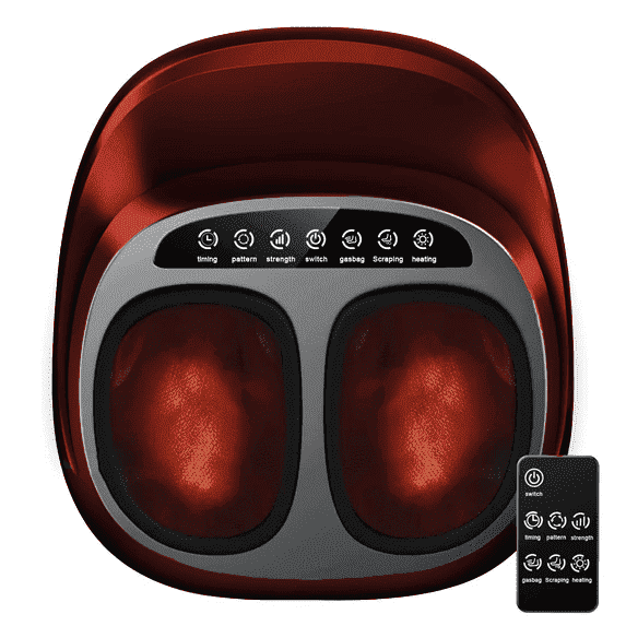 Shiatsu Foot Massager with Heat Deep Kneading for Tired Muscles & Plantar