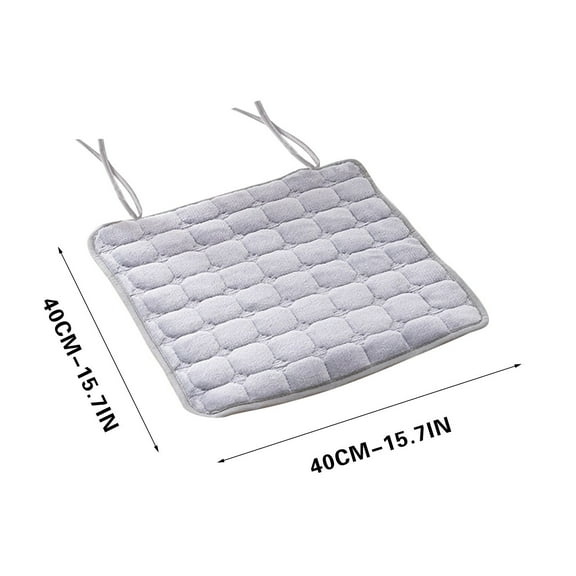 Winter Flannel Seat Cushion for Dining Tables Office Chairs and Home Use with Non- for Comfortable Seating During Cold Seasons