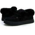 thumbnail image 1 of Winter Flat Boots Warm Durable Shoes Casual  Fur Lining Ankle Snow Boots Loafer Flats Platform Thick Plush Shoes for Women Z1, 1 of 7