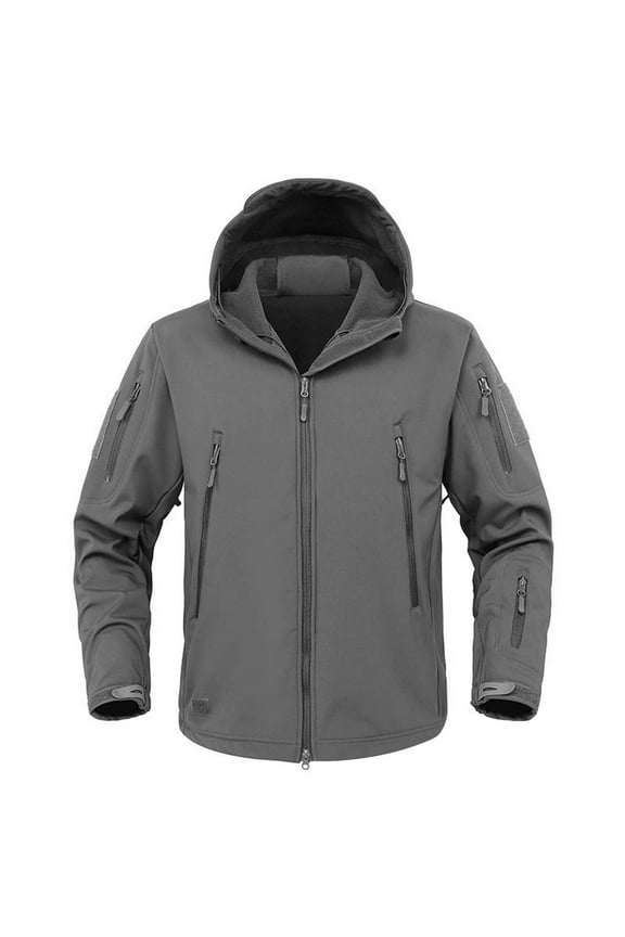 Winter Fleece Coats for Men Snow Jackets Warm Parka Multi - Pockets Lined Winter Coats Military Camouflage Jackets