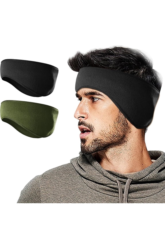 Winter Fleece Ear Warmers Muffs Headband for Men Women Kids Ski Running Cycling