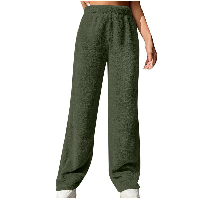 Fleece pants women's walmart hot sale