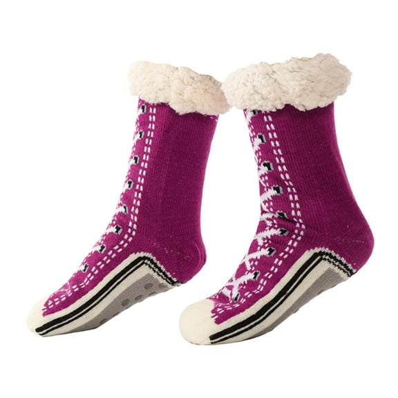 Winter Floor Socks Warm Home Extra Thick Fleece Socks