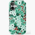 thumbnail image 1 of Winter Floral Modern Holiday Festive Seasonal Pattern Tough Phone Case iPhone 17 through 11 Pro Max, 1 of 2