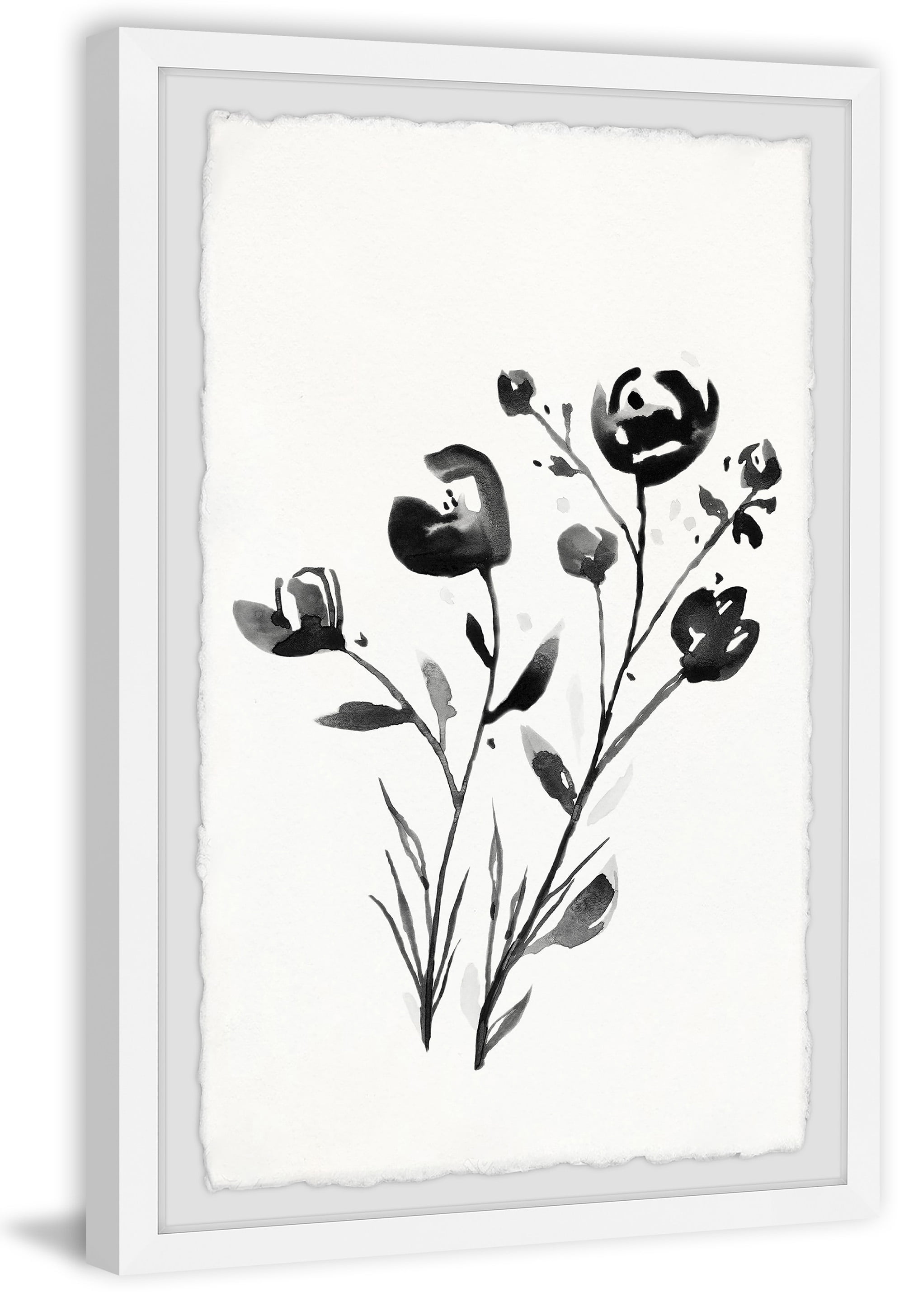 Winter Flowers II Framed Painting Print