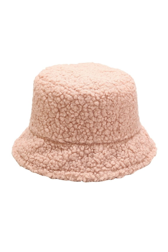 Winter Fluffy Cow Print Bucket Hats Women Outdoor Warm Sun Hat Soft Velvet Fisherman Cap Lady Panama Female