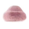 thumbnail image 1 of Winter Fluffy Plush Bucket Hat Ear Protection * Windproof Warm Women New J8, 1 of 4