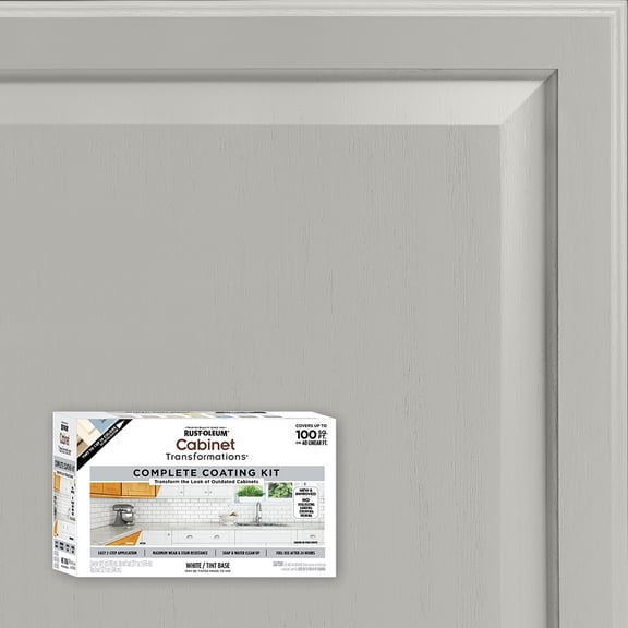 Winter Fog, Rust-Oleum Cabinet Transformations Satin Coating Kit-37467809T, Quart