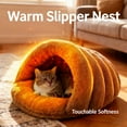 thumbnail image 1 of Winter Foot Warmer For Pets - Heated Shoes Warming Mat for Cats And Dogs, Multifunctional Pet Warmth Pad, Disassemblable & Washable Pet Bed Mat for Cold Weather, Brown, 1 of 5