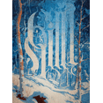 thumbnail image 1 of Winter Forest Canvas Print Wall Art for Living Room Bedroom Dining Room Office Hallway Decor, 1 of 8