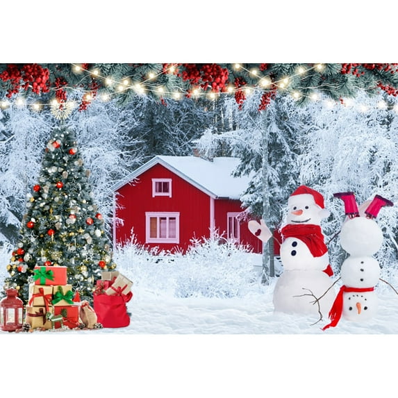 Winter Forest Snow Christmas Background Pine Mountain Natural Scery Xmas Tree Baby Portrait Photography Backdrop Photo Studio