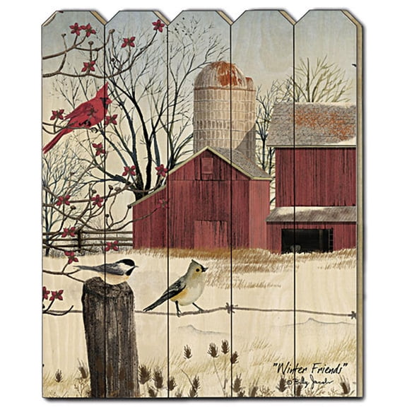TrendyDecor4U Winter Friends By Billy Jacobs Wall Art BJ1150P