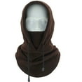 thumbnail image 1 of Winter Full Face Polar Fleece Windproof Warmer Beanies Ski Mask Caps Winter Hat Balaclava COFFEE, 1 of 7