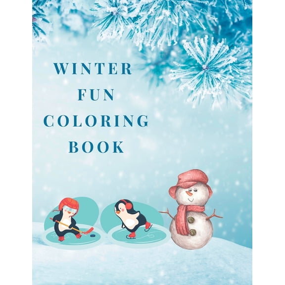Winter Fun Coloring Book, (Paperback)