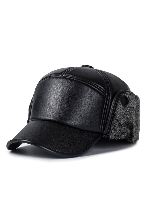 Winter Furry Hat Outdoor Sports Dad Streetwear Baseball Caps for Ski Cycling Elderly Warm Baseball Caps Furry Hat Sports