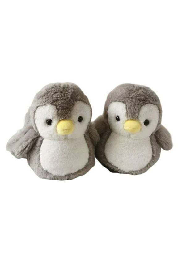 Winter Furry Slippers with Close Toes Heel Plush Shoes Boys Birthday Xmas Gift