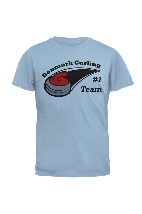 Winter Games Curling Team Denmark Mens T Shirt