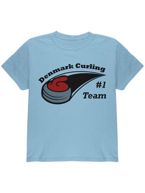 Winter Games Curling Team Denmark Youth T Shirt