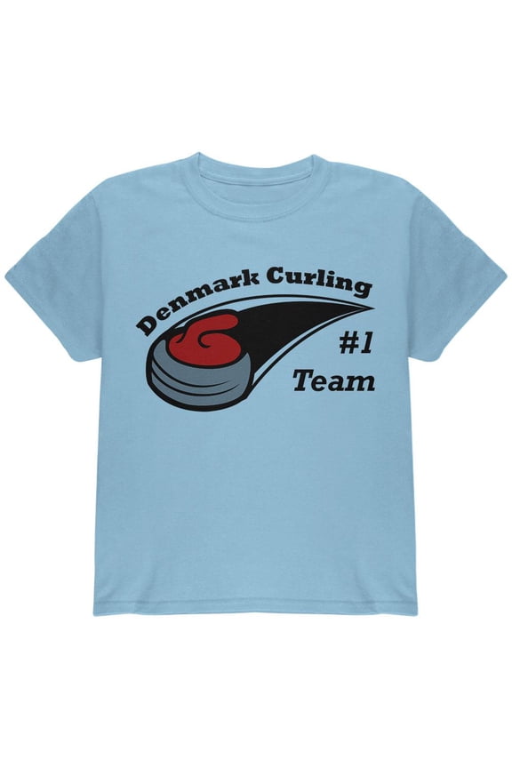 Winter Games Curling Team Denmark Youth T Shirt