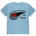 thumbnail image 1 of Winter Games Curling Team Switzerland Youth T Shirt Light Blue YMD, 1 of 1