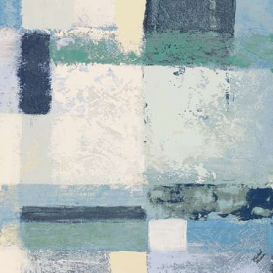 Winter Geometry Square I Canvas Art - Michael Marcon (24X24)