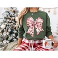 thumbnail image 1 of Winter Gingerbread Coquette Shirt, Winter Sweatshirt, Winter Bow Sweatshirt for Women, Winter, Winter Sweater, All Size S-5Xl, 1 of 5