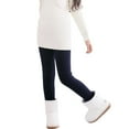 thumbnail image 1 of Winter Girls Fleece Lined Thickened Dotted Leggings Kids Warm Soft Cotton Long Pants 2-12Y, 1 of 7