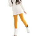 thumbnail image 1 of Winter Girls Fleece Lined Thickened Dotted Leggings Kids Warm Soft Cotton Long Pants 2-12Y, 1 of 7