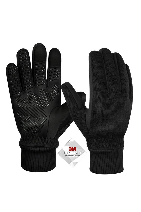 Winter Gloves -10℃ 3M Thinsulate Thermal Gloves Cold Weather Warm Gloves Running Gloves Touchscreen Bike Gloves for Men Women Warm Gloves Bike Gloves Cycling Gloves for Driving/Cycling/Running/Hiking