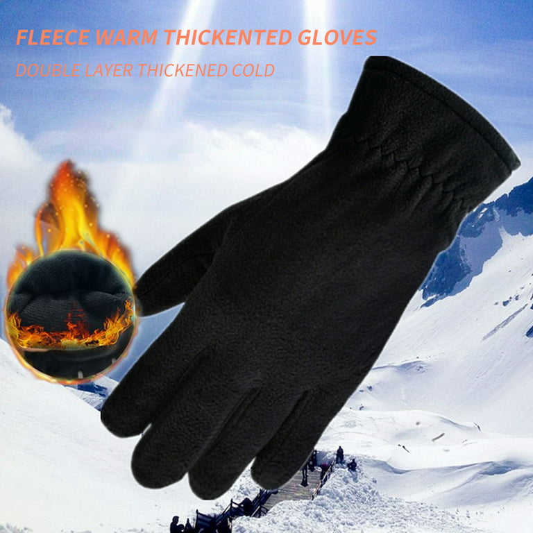 Winter Gloves -30°F Cold Proof Deerskin Suede Leather Insulated  Water-Resistant Windproof Thermal Glove for Driving Hiking Snow Work in  Cold Weather - Warm Gifts 