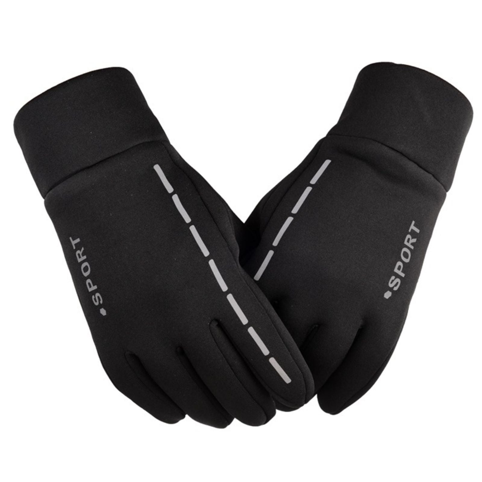 Tavaleu Winter Gloves For Women - Thermal Knit Lining, Touchscreen Fingers, Faux Fur Cuff For Cold Weather