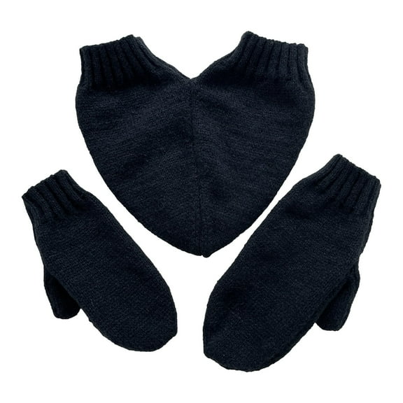 Winter Gloves Couple Holding Hands Suit Couple Autumn And Winter New Warm Decoration Solid Color Knitted Wool Gloves