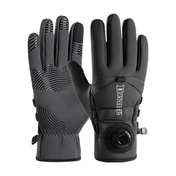 Winter Gloves For Men Waterproof Windproof Touchscreen Anti-Slip Grip Thermal Ski Cycling Running Hiking Outdoor Sports