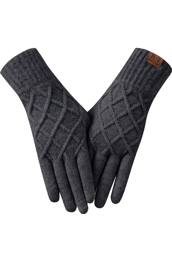 Winter Gloves For Women Touch Screen Elastic Thermal Knit Lining Warm Gloves For Cold Weather