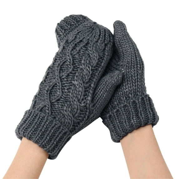 beishanbush Clearance Sales Gloves Mittens Winter Gloves for Women Warm Glove Windproof Elastic Texting Black Gloves Women Dark Gray