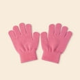 thumbnail image 1 of Winter Gloves Girls Fluffy Warm Mittens Knit Gloves for Ages 4-8 Years Boys, 1 of 3