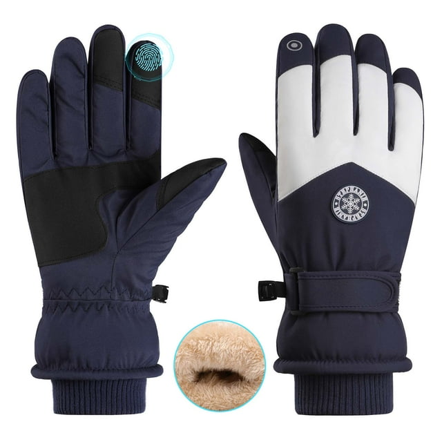 Winter Gloves, LOFIR Waterproof Gloves for Women and Men, Winter Warm