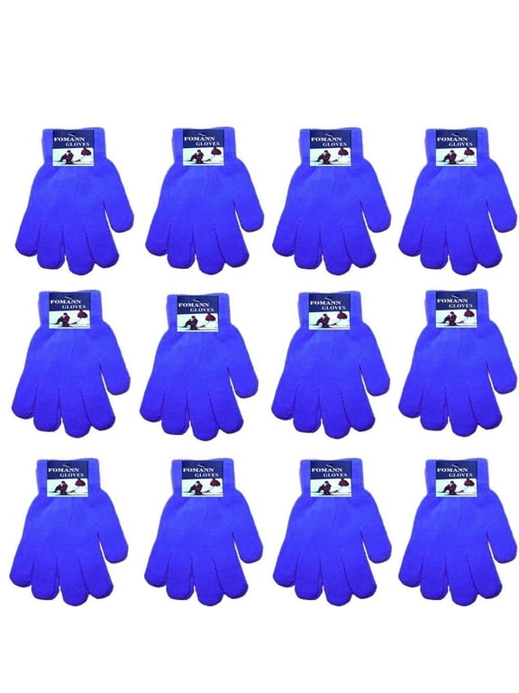Winter Gloves Magic Gloves Wholesale 12 Pairs- One Size Fits Most