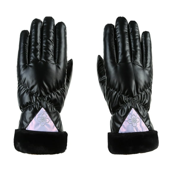 Winter Gloves Men And Women Ski Warm Warm Cute Printed Cycling Soft Windproof Gloves