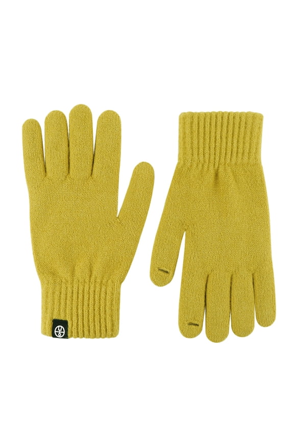 Winter Gloves Men and Women Fashion Accessories Couples Winter Outdoor Warm And Cold Gloves Wool Knitted Gloves Solid Color Adult Open Touchscreen Gloves