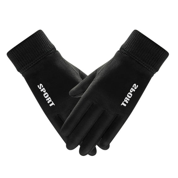 Winter Gloves for Men and Women, Fleece Lined Thick Warm Winter Work Gloves for Cold Weather, Thermal Insulated Freezer Gloves, Touch Screen, with Grip