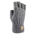 thumbnail image 1 of Half Finger Warm Knit Gloves Thickened For Men And Women Autumn Winter Open Finger Thermal Handwear, 1 of 4