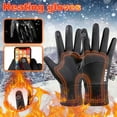 thumbnail image 1 of Winter Gloves Men Women Touch Screen Glove Cold Weather Warm Gloves Velvet Freezer Work Gloves Suit for Running Driving Bike Cycling Working Hiking, 1 of 9